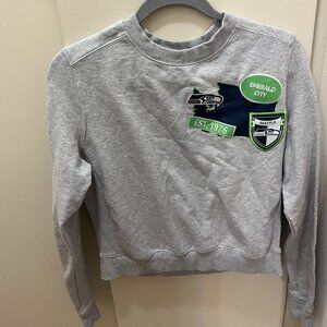 Grey Seattle Seahawk Sweatshirt